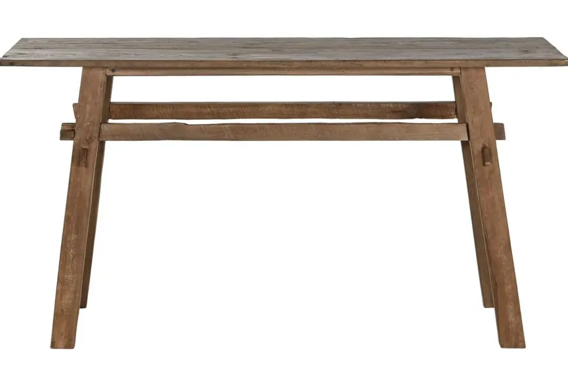 Consola de Madera Teca Reciclada Natural MB-217307