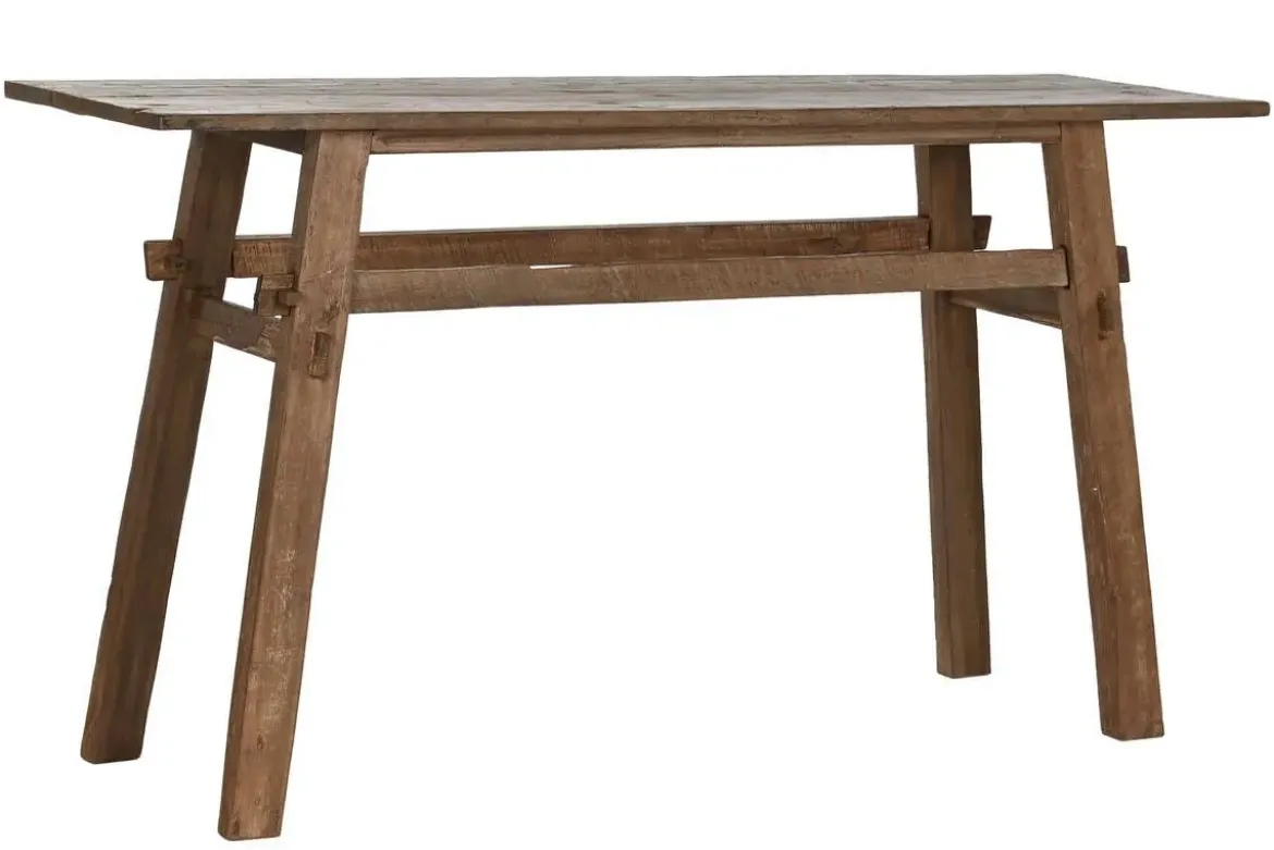 Consola de Madera Teca Reciclada Natural MB-217307