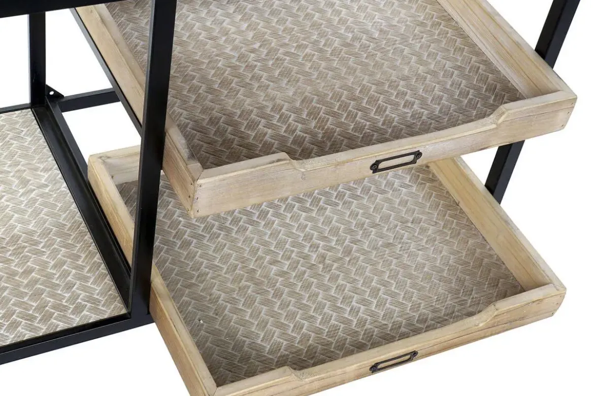 Consola de Metal y Madera con Cajones MB-211202