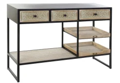 Consola de Metal y Madera con Cajones MB-211202