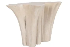 Consola de Raíz de Teca Decapé Blanco MB-223003