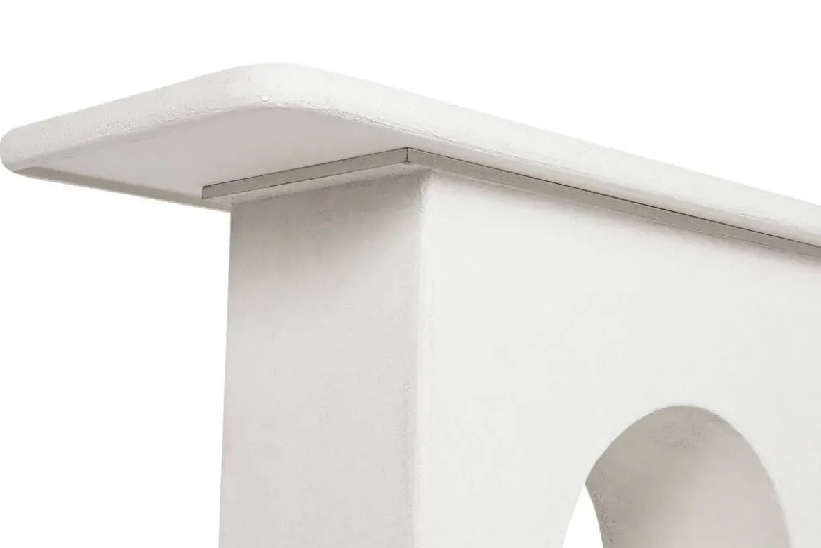 Consola de Recibidor Blanca de Madera Abeto y MDF MB-212194