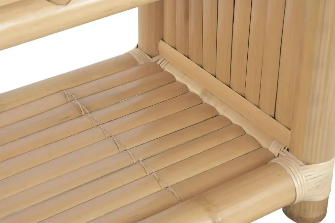 Consola de Recibidor de Bambú y Ratán Natural MB-221752
