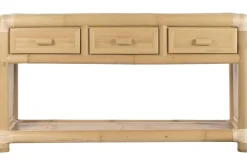 Consola de Recibidor de Bambú y Ratán Natural MB-221752