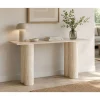 Consola de Recibidor de Granito y MDF Color Beige MB-221375