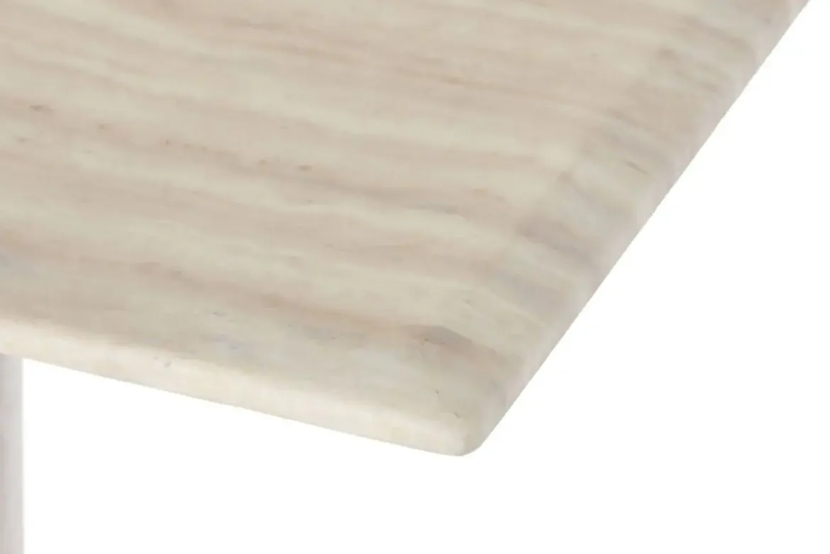 Consola de Recibidor de Granito y MDF Color Beige MB-221375