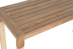 Consola de Recibidor de Madera de Abeto Natural con Cuerda MB-209208