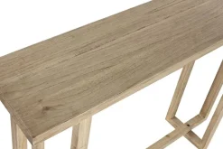Consola de Recibidor de Madera Mindi Acabado Natural 120 cm MB-221507