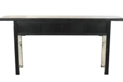 Consola de Recibidor Olmo Macizo Lacado Bicolor 4 Cajones MB-220527