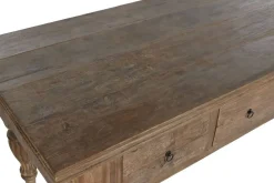 Consola de Teca Reciclada con 4 Cajones MB-217304