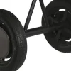 Consola Industrial Madera y Metal Diseño Avión Negro MB-211965