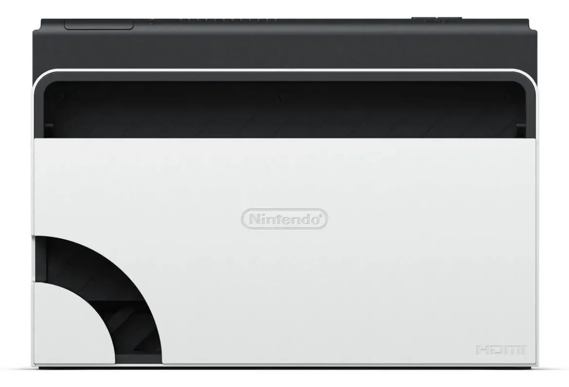 Consola Nintendo Switch OLED Blanca 64GB con Juego EVERYBODY 1-2 SWITCH 7454-4525