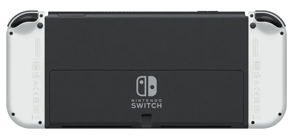 Consola Nintendo Switch OLED Blanca 64GB con Juego EVERYBODY 1-2 SWITCH 7454-4525