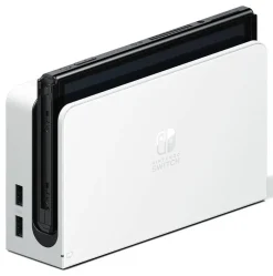 Consola Nintendo Switch OLED Blanca 64GB con Juego EVERYBODY 1-2 SWITCH 7454-4525