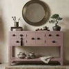 Consola Oriental de Madera de Abeto Acabado Moca MB-230819