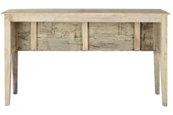 Consola Tallada en Madera Natural TECA MANGO MB-216542