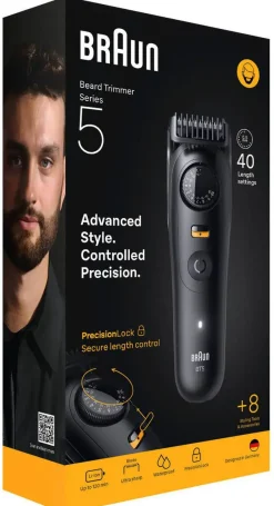 Cortapelos BRAUN BT5560 Barbero 8 en 1 con 40 Niveles Ajustables