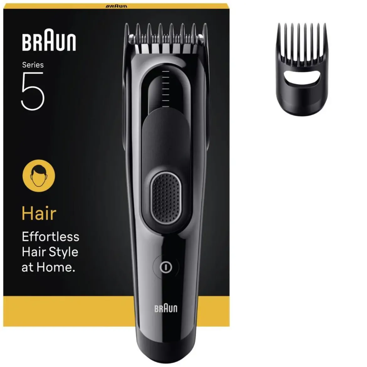 Cortapelos Braun HC5510 Inalámbrico Lavable con 9 Niveles de Corte