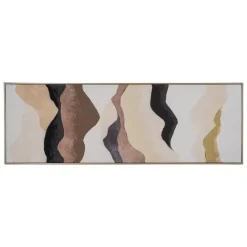 Cuadro Abstracto de Impresión 50% Acabado a Mano PS-Lienzo de 150x50 cm 614724