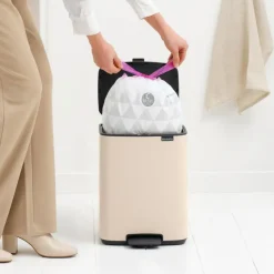Cubo con Pedal BRABANTIA 12 Litros con Cubo Interior BO 238024