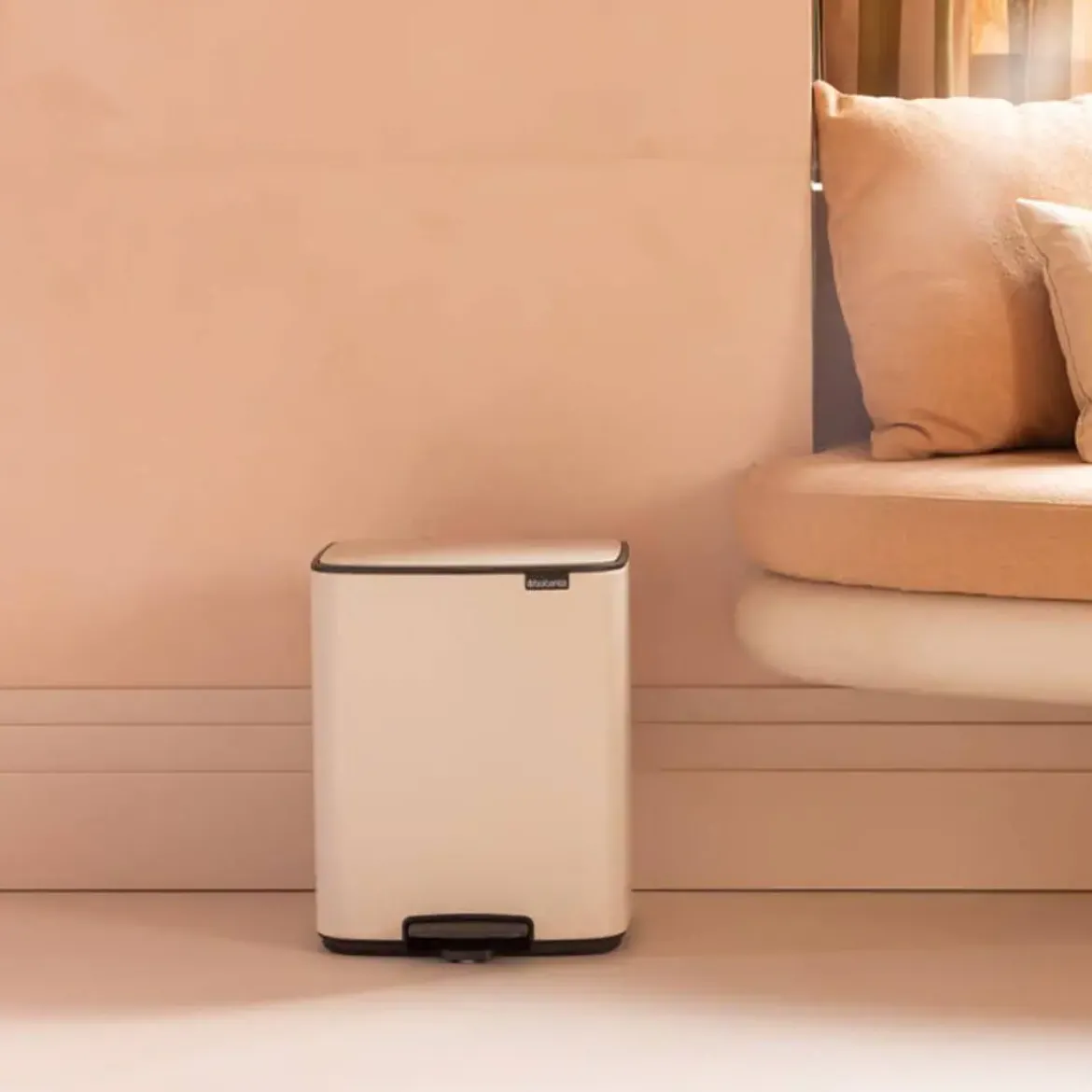 Cubo con Pedal BRABANTIA 12 Litros con Cubo Interior BO 238024