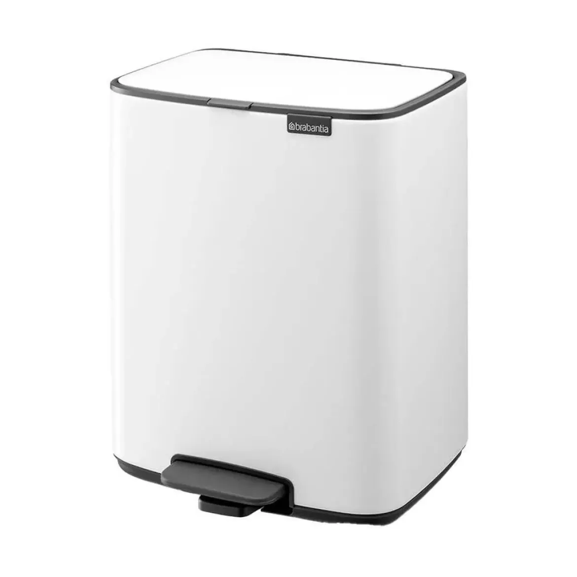 Cubo de Basura con Pedal 12L Blanco Brabantia BO 236907