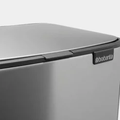 Cubo de Basura con Pedal 12L Matt Steel Fingerprint Proof Brabantia BO 238048