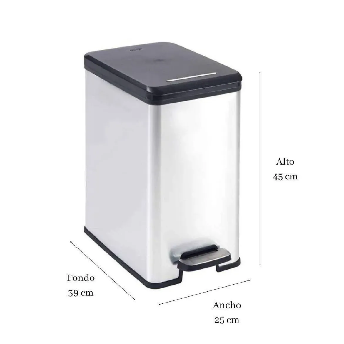 Cubo de basura 25 Litros SLIM CURVER 213300
