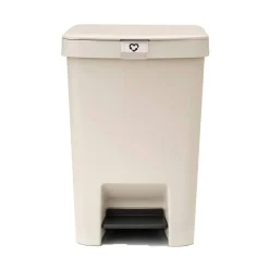 Cubo de Pedal 25 Litros con Cierre Suave Beige STEPUP 251863