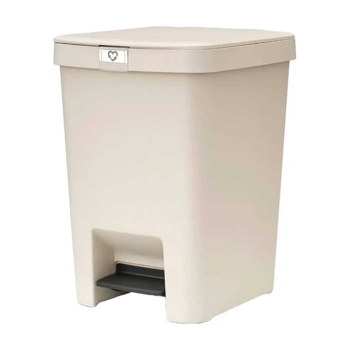Cubo de Pedal 25 Litros con Cierre Suave Beige STEPUP 251863