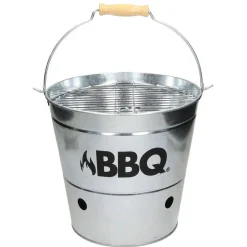 Cubo Grill Con Rejilla Y Asa De Transporte Zinc C80901180