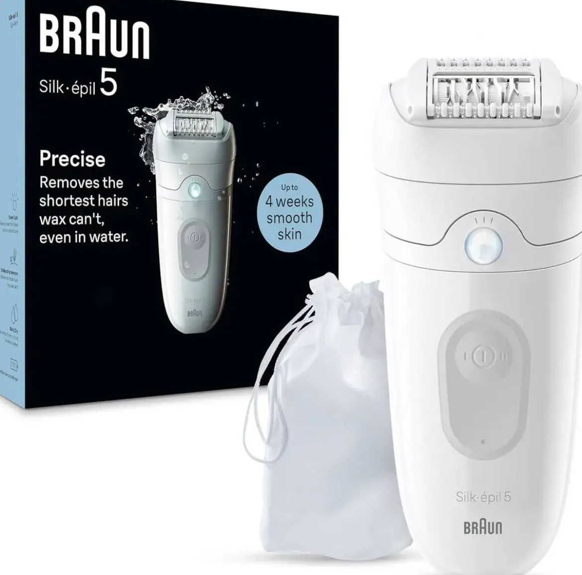Depiladora Braun Inalámbrica con Tecnología MicroGrip SE5-011