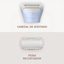 Depiladora Corporal Philips Wet & Dry con 3 Cuchillas BRL127/00