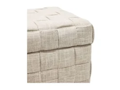 Descalzadora Tapizada Beige de 40 cm ENTRELAZ 33-650