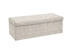 Descalzadora Tapizada Beige de 40 cm ENTRELAZ 33-650