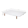 Divanlín Base Tapizada Blanco 90cm x 190cm DL27053