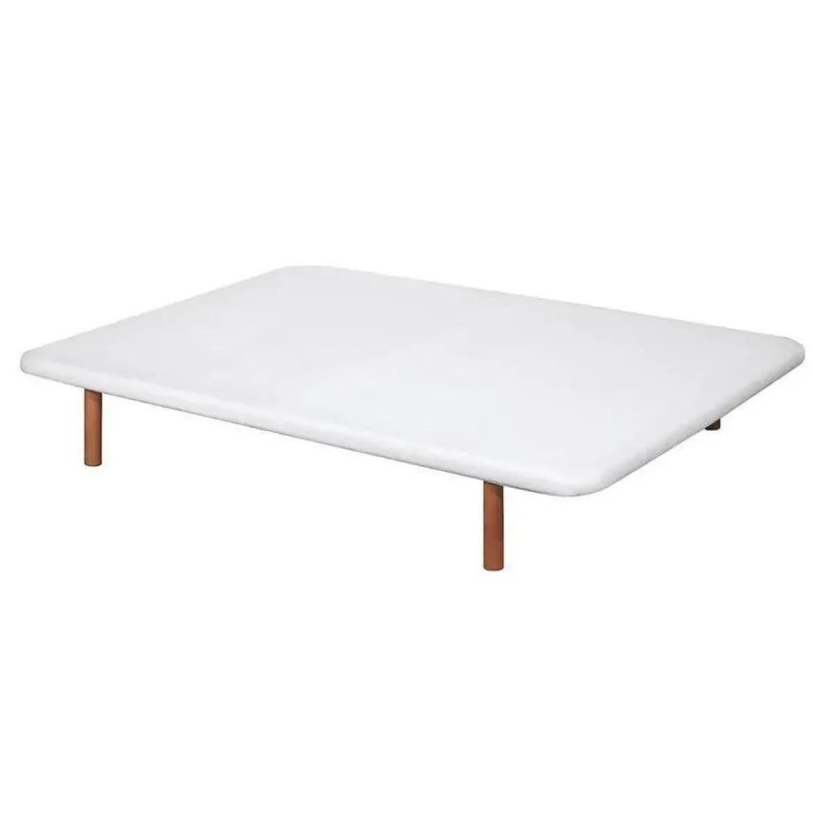 Divanlín Base Tapizada Blanco 90cm x 190cm DL27053