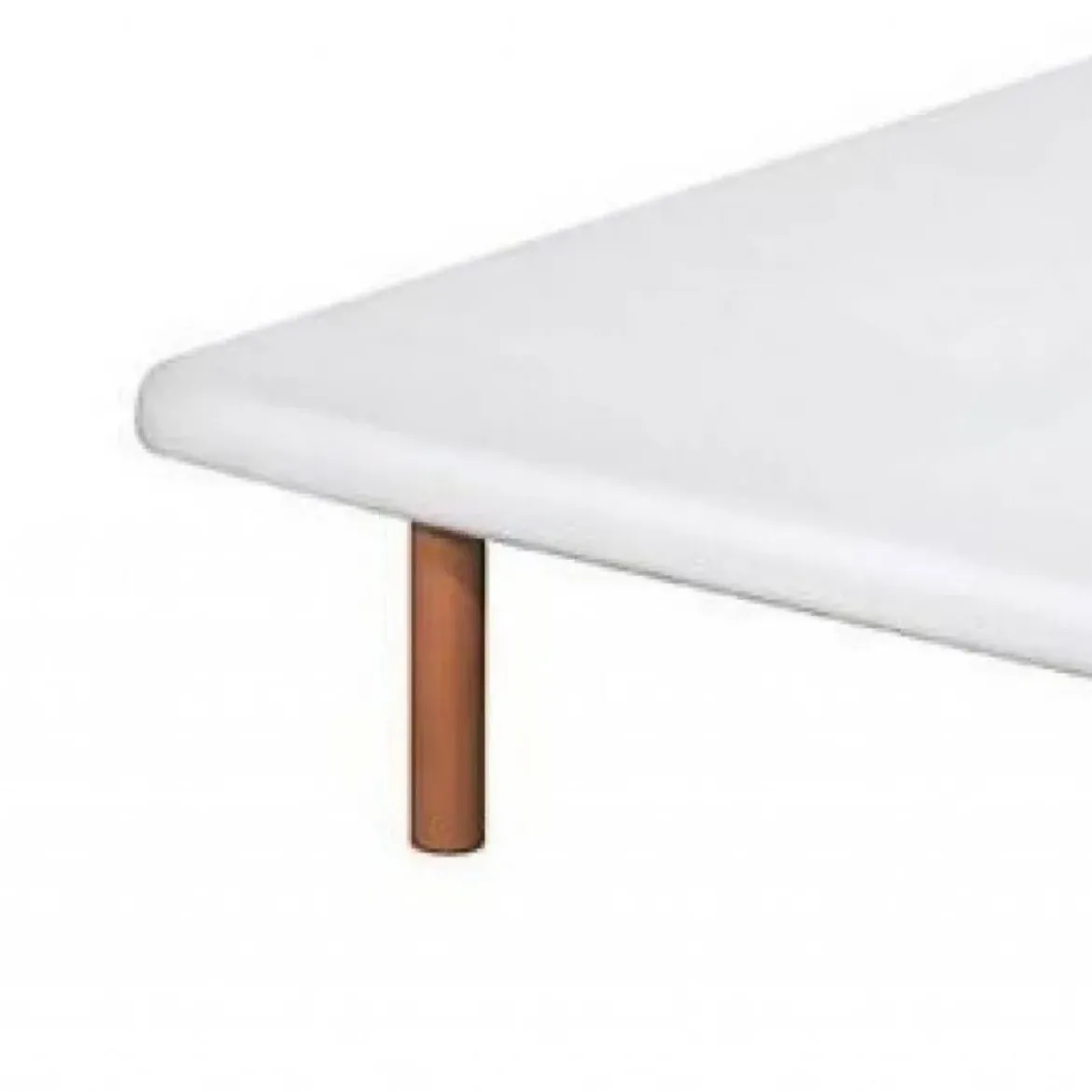 Divanlín Base Tapizada Blanco 105x190cm DL27053
