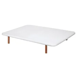 Divanlín Base Tapizada Blanco 135cm x 182 cm DL27053