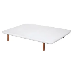 Divanlín Base Tapizada Blanco 150cm x 190cm DL27053