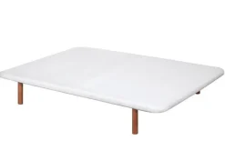 Divanlín Base Tapizada Tejido 3D Color Blanco 105x190 cm DL12080