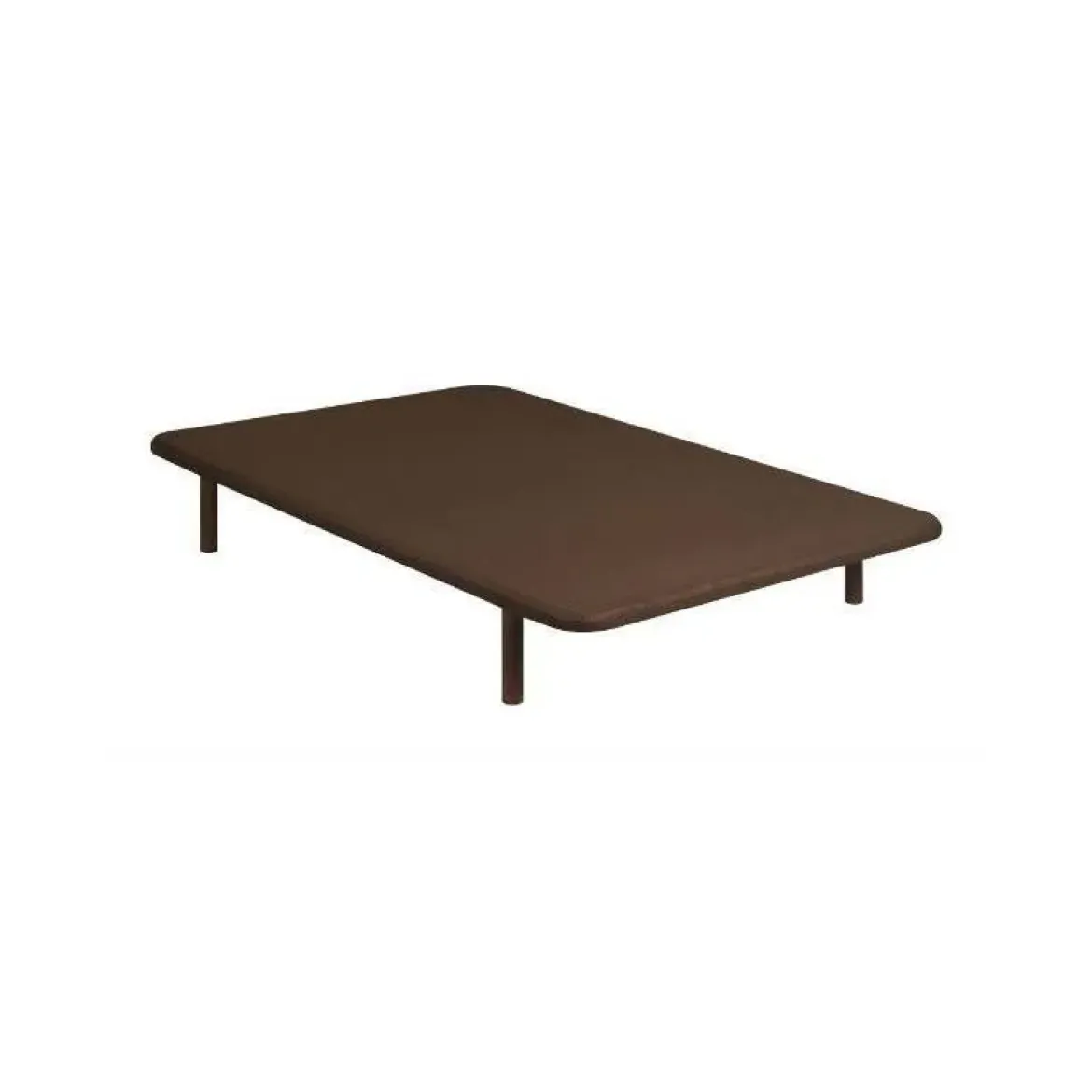 Divanlín Base Tapizada Tejido 3D Color Wengué 105x190 cm DL12084