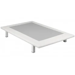 Divanlín 90x190 cm Tapizado en Polipiel en color Blanco Pikolin