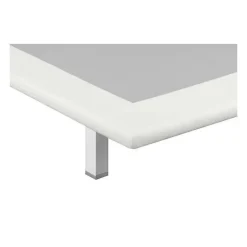 Divanlín 90x190 cm Tapizado en Polipiel en color Blanco Pikolin