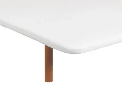 Divanlín 150x190 cm tapizado en tejido 3D transpirable en color blanco