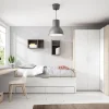 Dormitorio Juvenil Bicama y Armario Rincón Plegable ADAPT 22