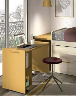 Dormitorio Juvenil con Cama Compacta y Armario WHYNOT 27