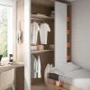 Dormitorio Juvenil con Cama Nido MOVE y Armario Rincón ADAPT 02