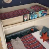 Dormitorio Juvenil con Litera y Cama BLOC 135 cm DELULU 52
