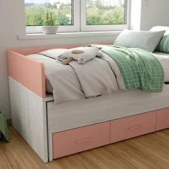 Dormitorio Juvenil LIDER GO 201 Acabados Hibernian/Rose